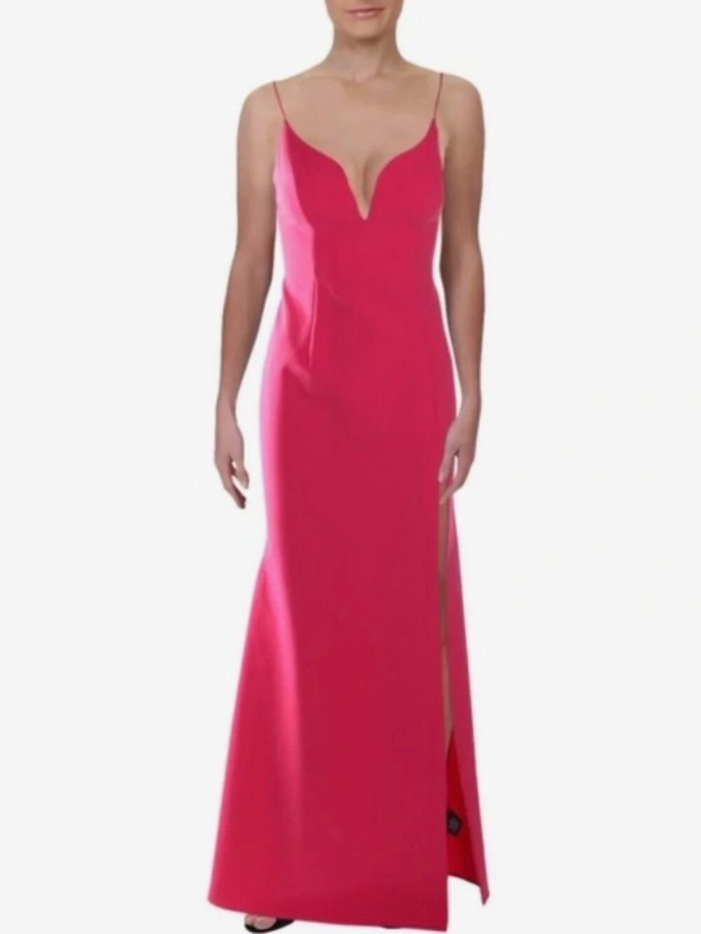 JILL STUART Plunging Sleeveless Dress 0300-F